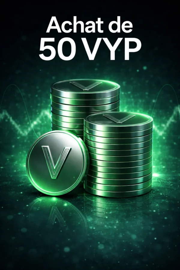 Pack Starter — 50 VYP
